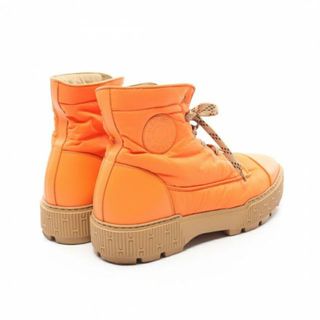 Hermes - フレッシュ ショート ブーツ ナイロン レザー オレンジの通販