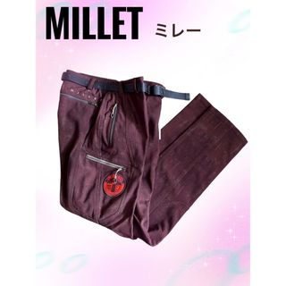 ベルト付き【新品】　MILLET  ミレー登山　ハイキング用　トレッキングウェア(登山用品)