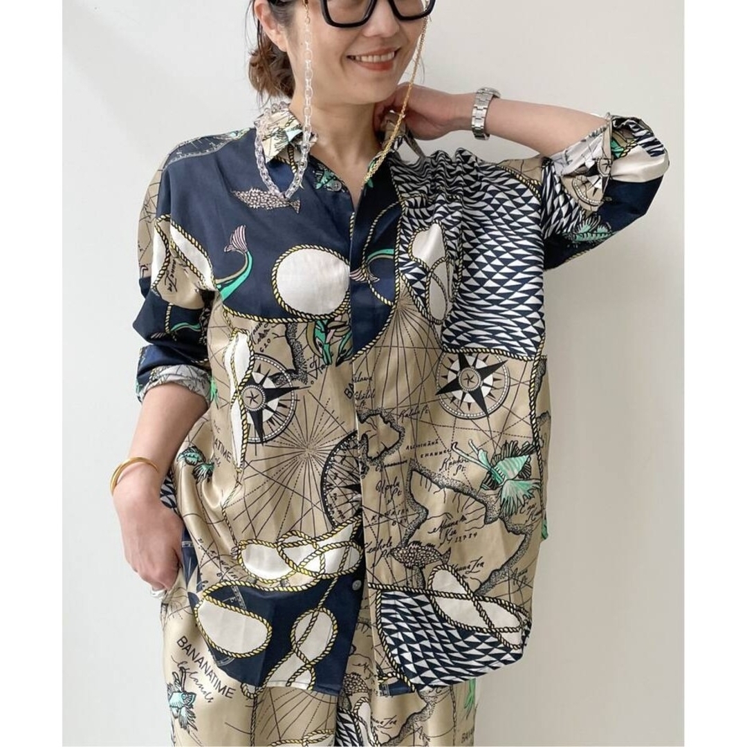 BANANATIME OVERSIZED SHIRT HAWAIITIME N - シャツ/ブラウス(長袖/七分)