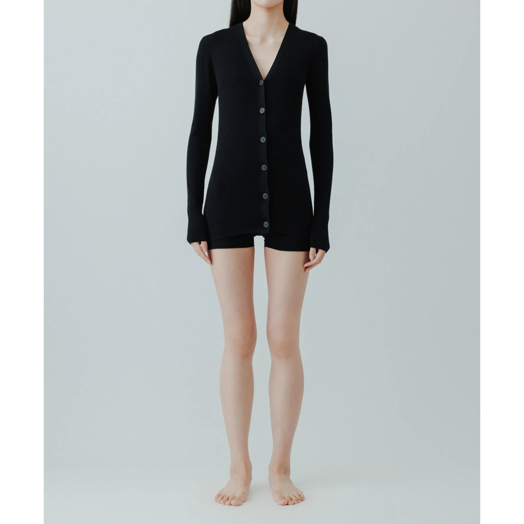 biotop yo silk cotton lib short cardigan