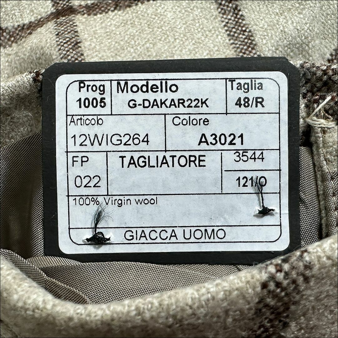 TAGLIATORE - J7371新品タリアトーレ フランネルウインドウペン