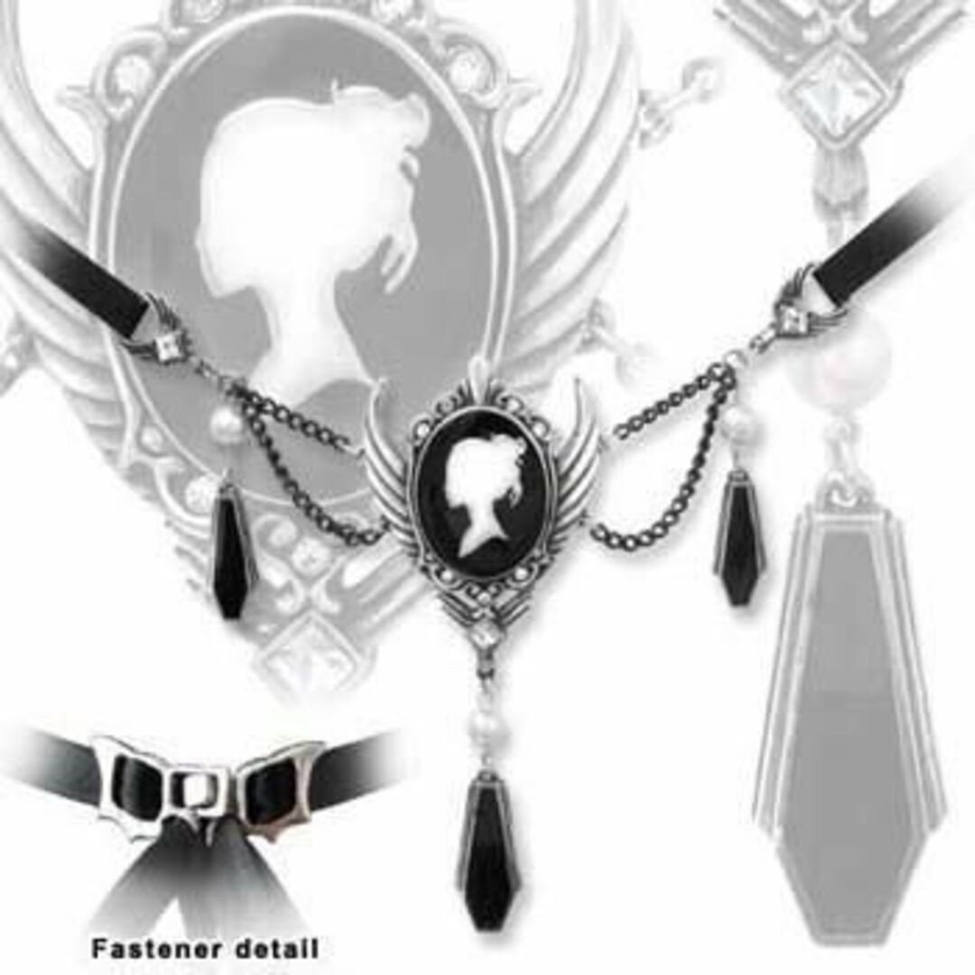 ALCHEMY GOTHIC: Coffin Drop Cameo ペンダント レディースのアクセサリー(ネックレス)の商品写真