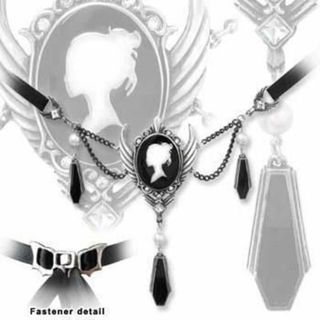 ALCHEMY GOTHIC: Coffin Drop Cameo ペンダント(ネックレス)