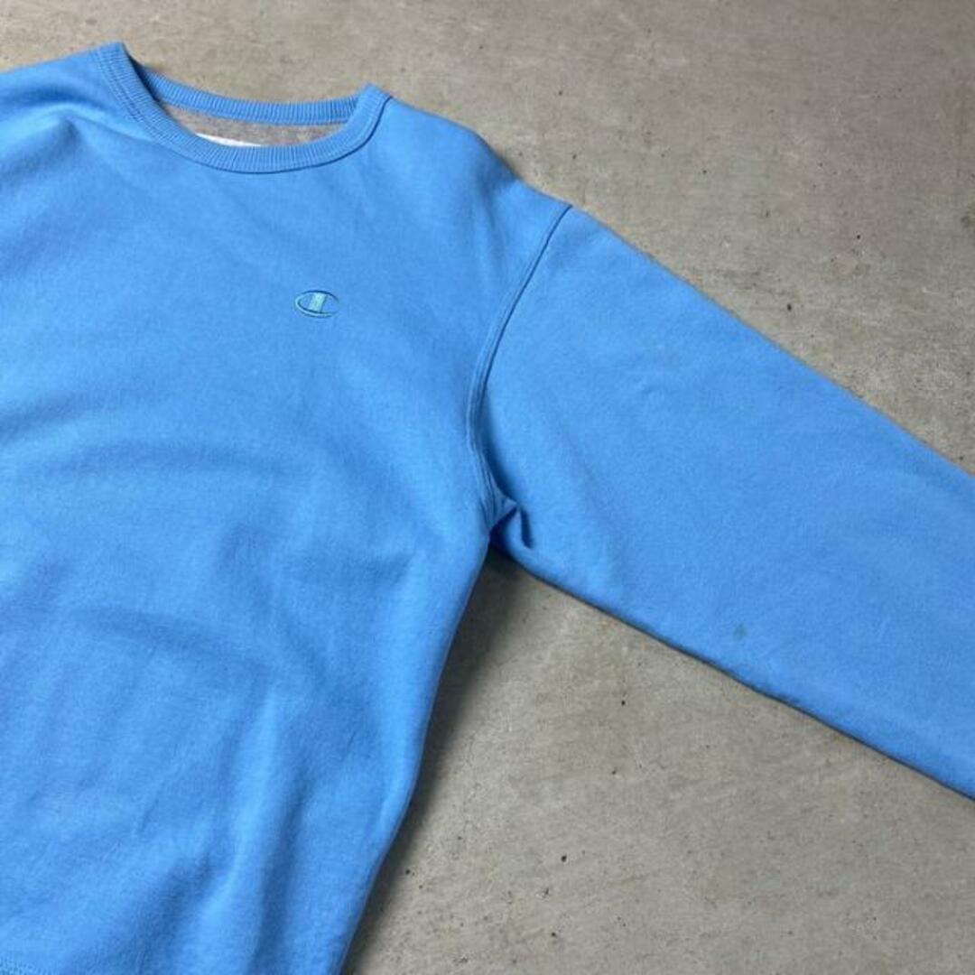 Champion チャンピオン ワンポイントロゴ刺繍 スウェットシャツ メンズM-L相当
