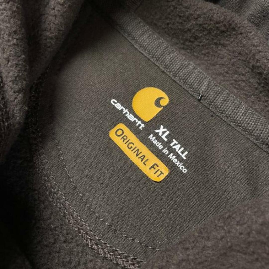 Carhartt カーハート 袖ロゴプリント スウェットパーカー メンズXL