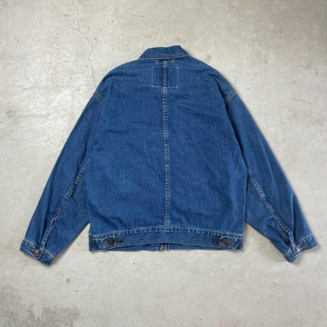 90年代 Levi's リーバイス 57520 フルジップ デニムジャケット ワークジャケット メンズL