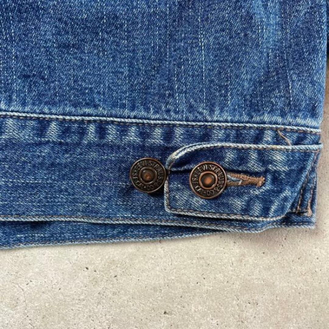 90年代 Levi's リーバイス 57520 フルジップ デニムジャケット ワークジャケット メンズL