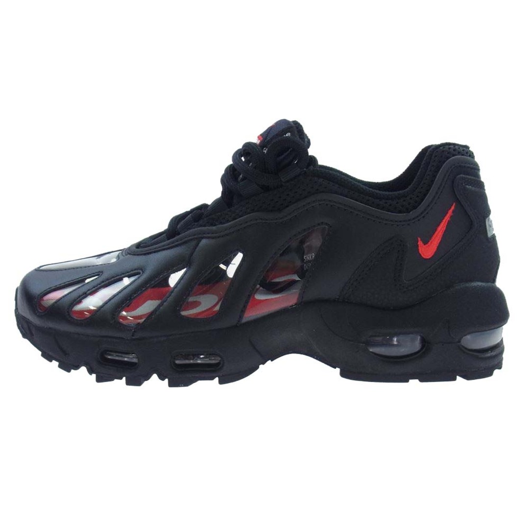 Supreme シュプリーム スニーカー 21SS CV7652-002 × NIKE ナイキ AIR MAX 96 BLACK SPEED RED CLEAR エアマックス ブラック スピード レッド クリア スニーカー ブラック系 26cm【新古品】【未使用】