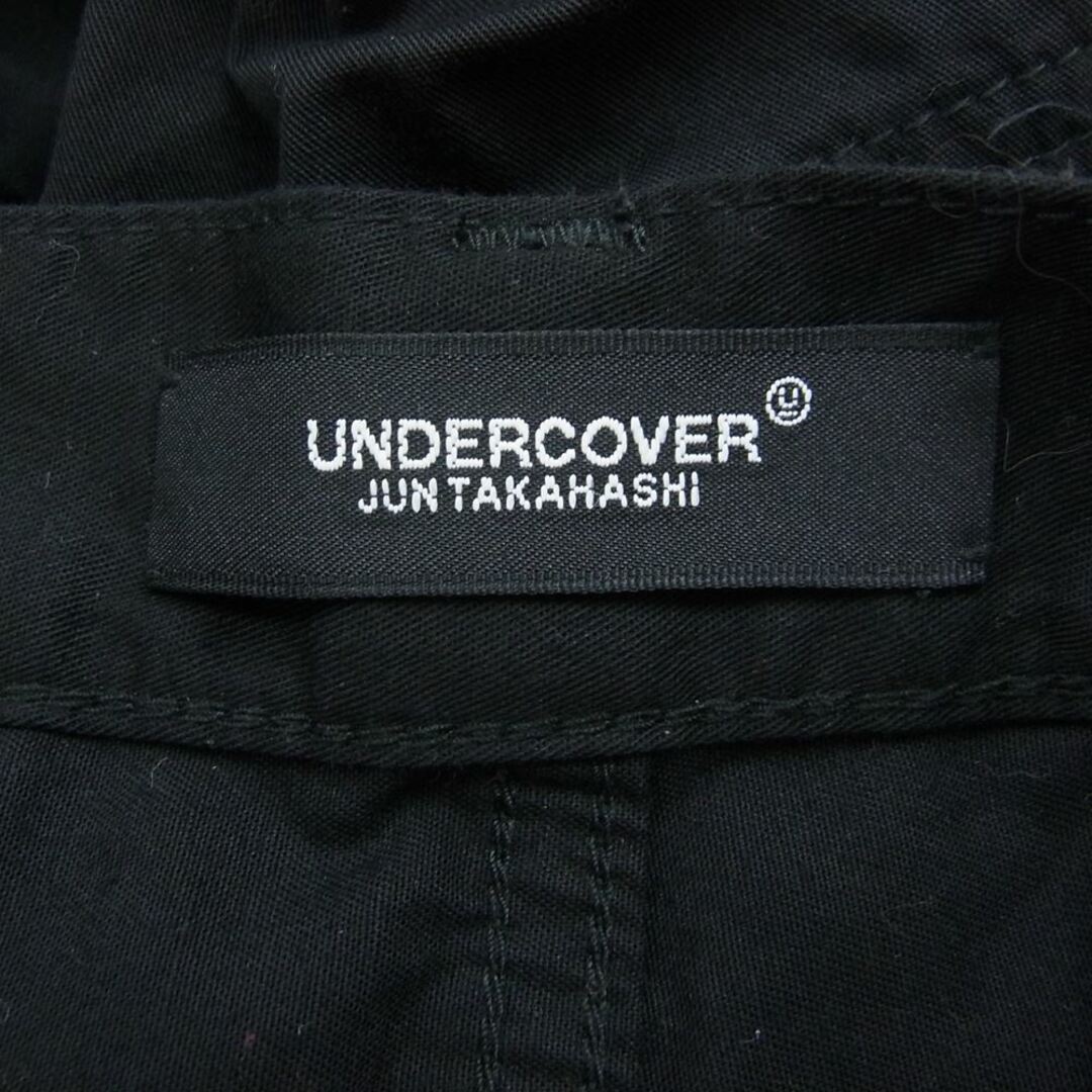 UNDERCOVER(アンダーカバー)のUNDERCOVER アンダーカバー UCW4517-1 フラシPK付 コットンツイル パンツ ブラック系 2【新古品】【未使用】【中古】 メンズのパンツ(その他)の商品写真