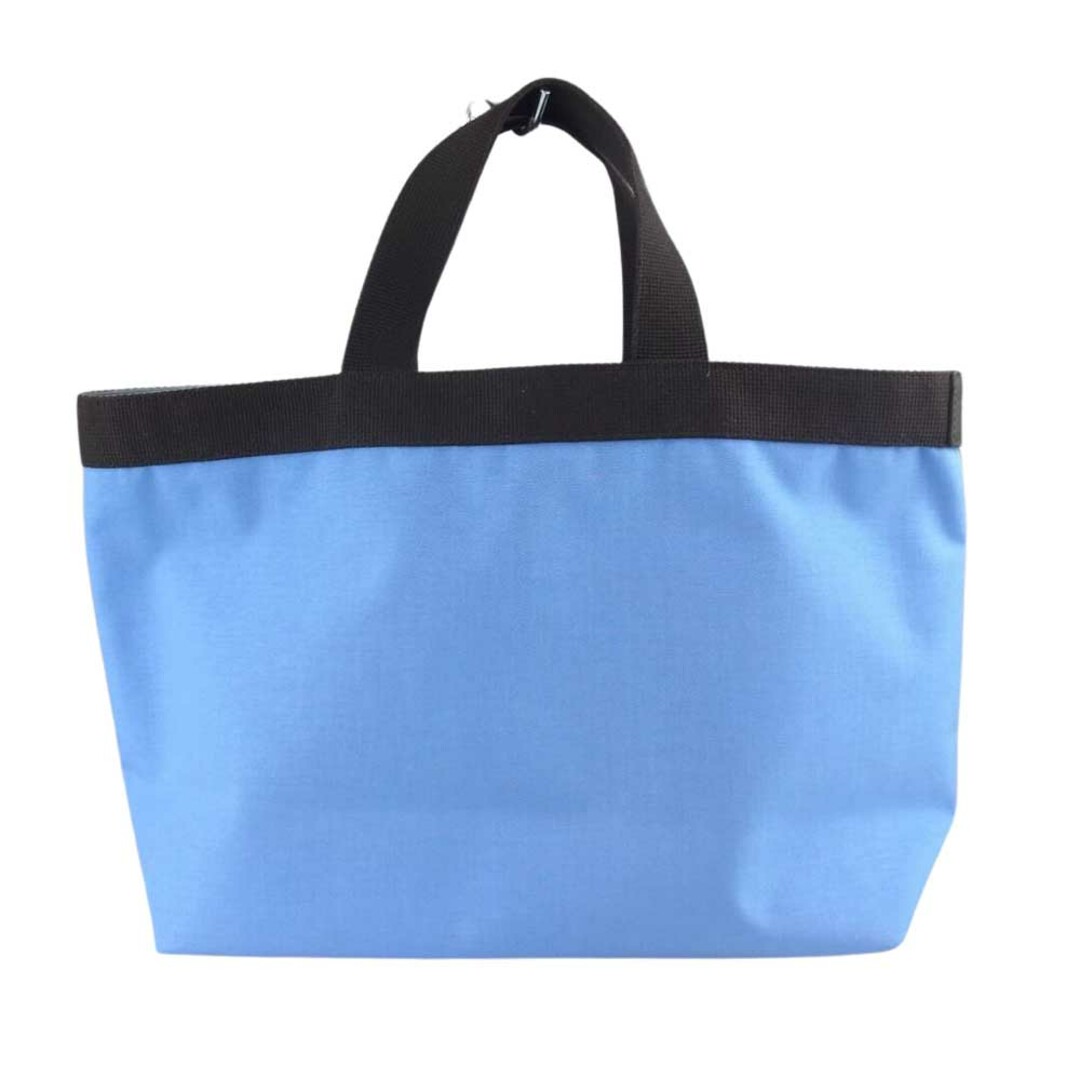 Herve Chapelier エルベ・シャプリエ 704C コーデュラ スクエア トート バッグ ブルー系【中古】