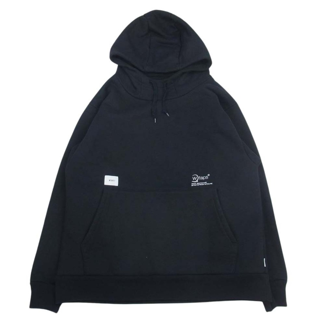 WTAPS ダブルタップス 20AW 202ATDT-CSM30 OG HOODED SWEAT SHIRT フーデッド スウェット シャツ パーカー フード フーディー ロゴ刺繍 ブラック系 03