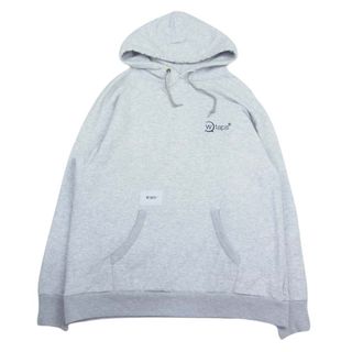 wtaps フーディ　ロゴ　グレー　S