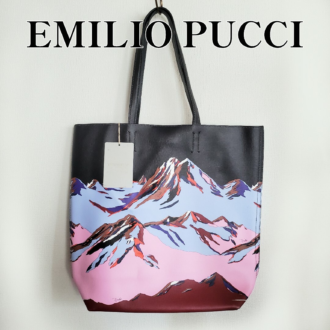 【美品】EMILIO PUCCI エミリオプッチ トートバッグ ハンドバッグ