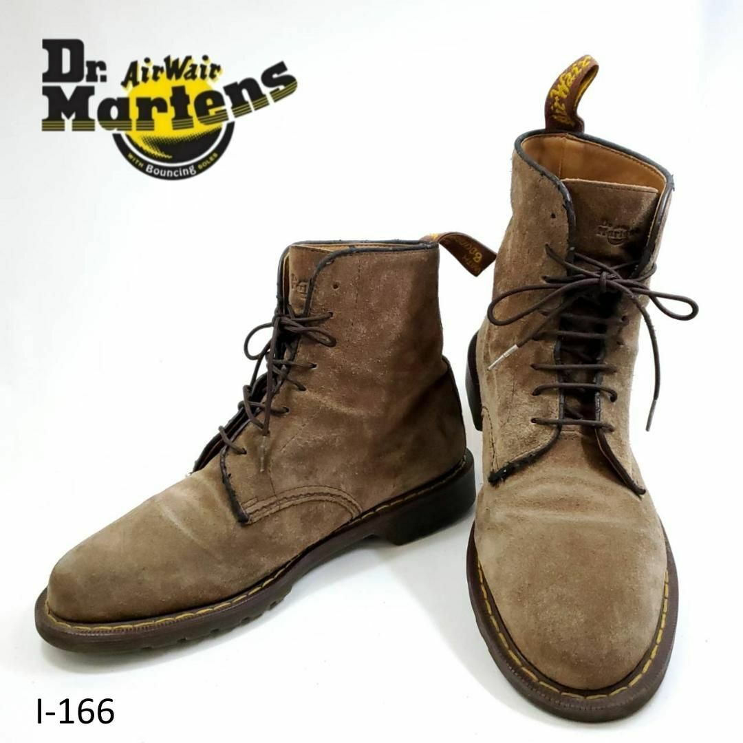 ドクターマーチン　JEFFERY　8ホール　ダークブラウン　スエード　UK8 メンズの靴/シューズ(ブーツ)の商品写真