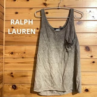 ポロラルフローレン(POLO RALPH LAUREN)のRALPH LAUREN (ラルフローレン)タンクトップ カーキ ♡112(タンクトップ)