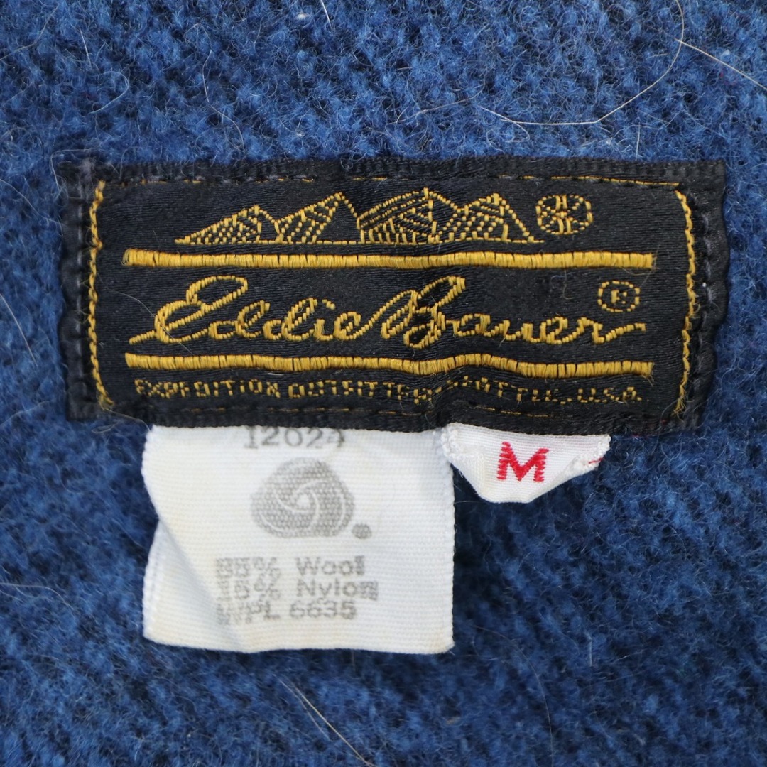 80~90年代 エディーバウアー Eddie Bauer 黒タグ 長袖 ボタンダウンチェックシャツ メンズXL ヴィンテージ /eaa356365