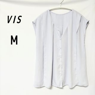 ヴィス(ViS)の【vis】ノースリーブブラウス(シャツ/ブラウス(半袖/袖なし))