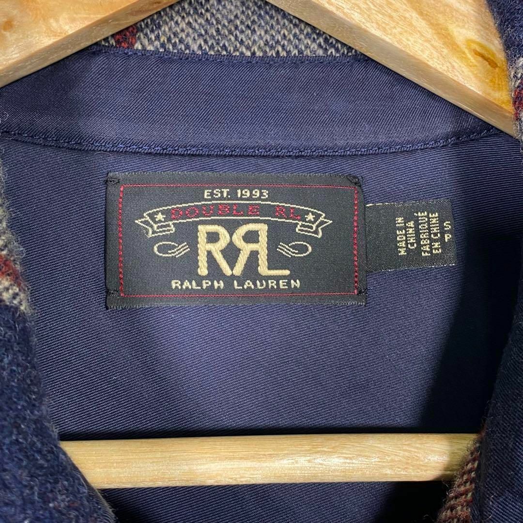 RRL(ダブルアールエル)の『RRL』ダブルアールエル (S) カシミヤ混厚手ネルシャツ メンズのトップス(シャツ)の商品写真