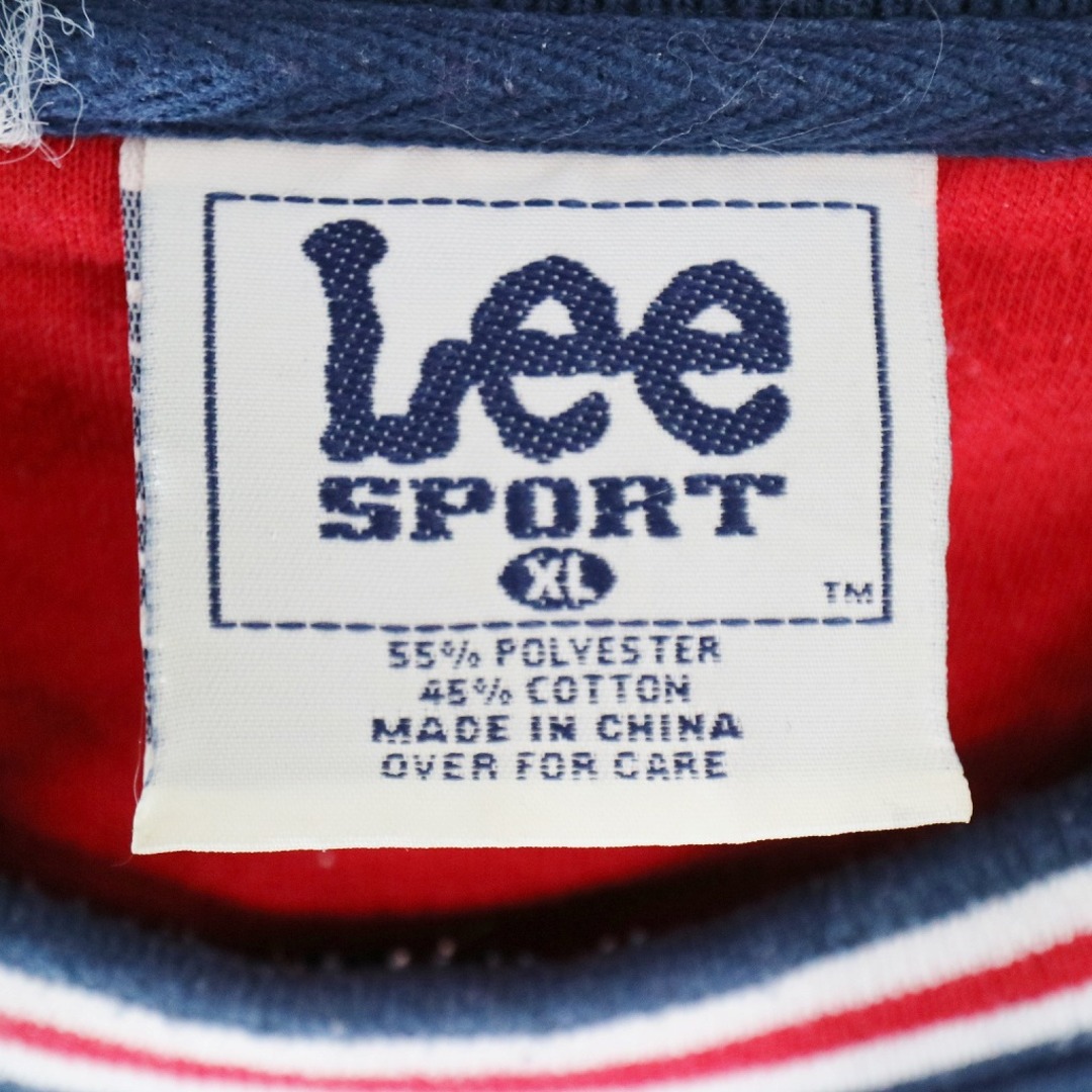 Lee(リー)の90年代 Lee SPORT リー スポーツ NHL コロンバス・ブルージャケッツ スウェット ネイビー (メンズ XL) 中古 古着 O3707 メンズのトップス(スウェット)の商品写真