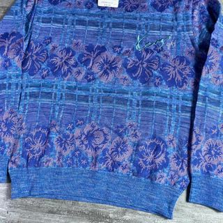 KENZO - 未使用品 KENZO GOLF ケンゾー 花柄 セーター ニット デッド