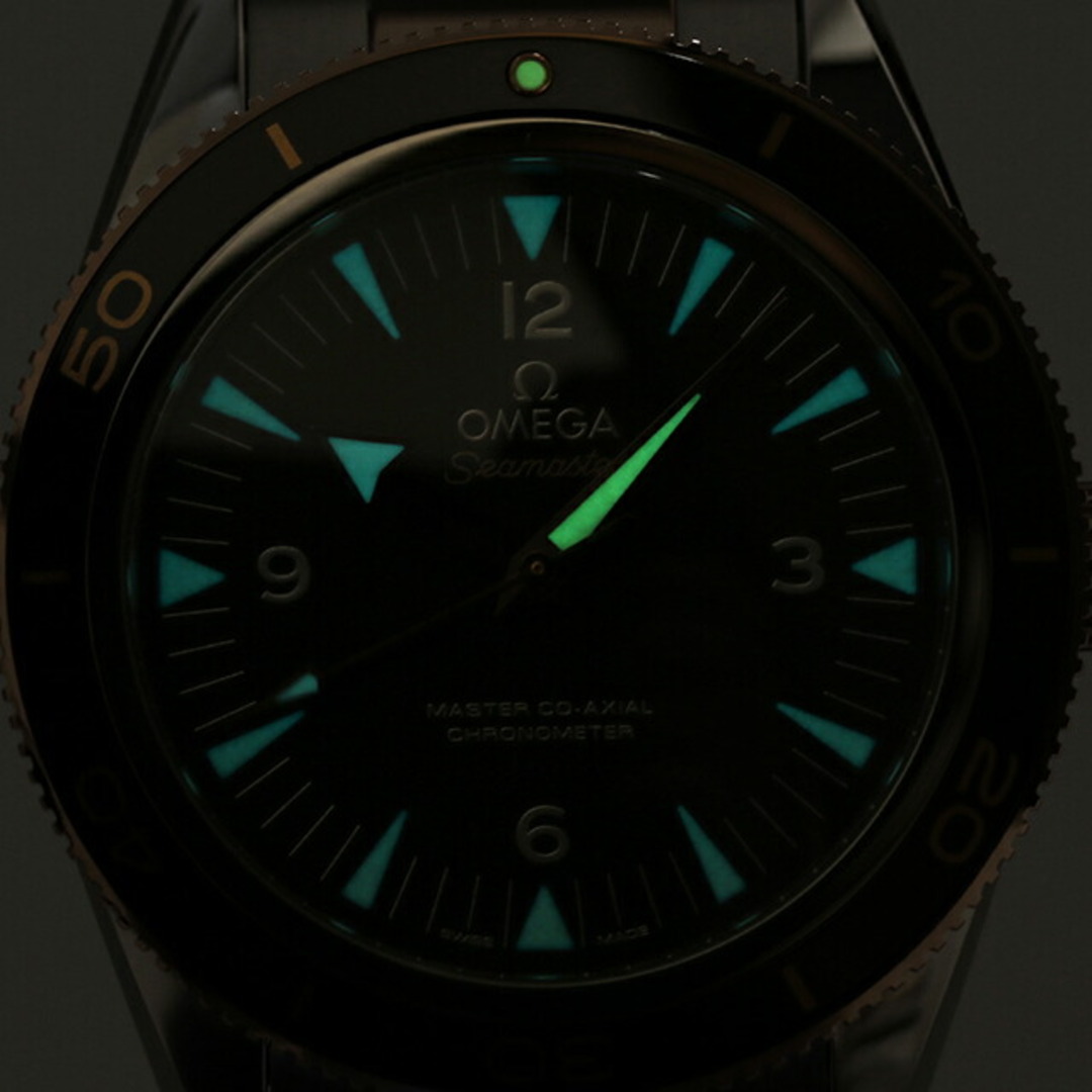 オメガ OMEGA 腕時計 メンズ 233.20.41.21.01.002 シーマスター マスター コーアクシャル クロノメーター 自動巻き ブラックxゴールド/シルバー アナログ表示