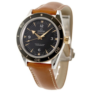 オメガ(OMEGA)のオメガ OMEGA 腕時計 メンズ 233.22.41.21.01.001 シーマスター マスター コーアクシャル クロノメーター 自動巻き ブラックxブラウン アナログ表示(腕時計(アナログ))