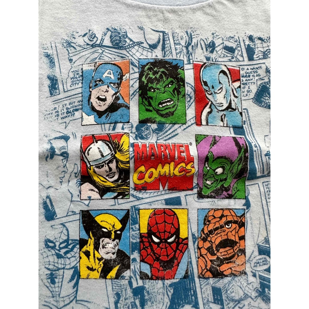 MARVEL(マーベル)のアメリカ購入24Mマーベル古着ヴィンテージ  スパイダーマン24MアメコミUSA キッズ/ベビー/マタニティのキッズ服男の子用(90cm~)(Tシャツ/カットソー)の商品写真