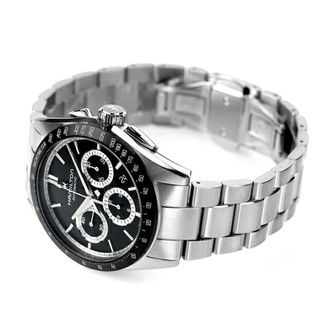 ハミルトン HAMILTON 腕時計 メンズ H36606130 ジャズマスター パフォーマー 自動巻き ブラックxシルバー アナログ表示