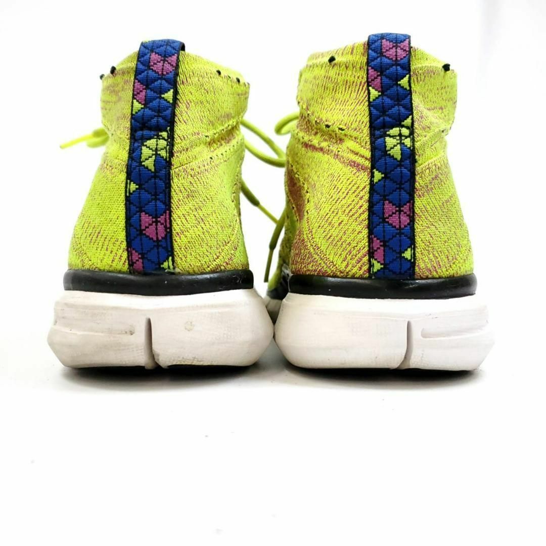 ナイキ　フリー　FLYKNIT　CHUKKA　グリーン　マルチカラー　コットン メンズの靴/シューズ(スニーカー)の商品写真