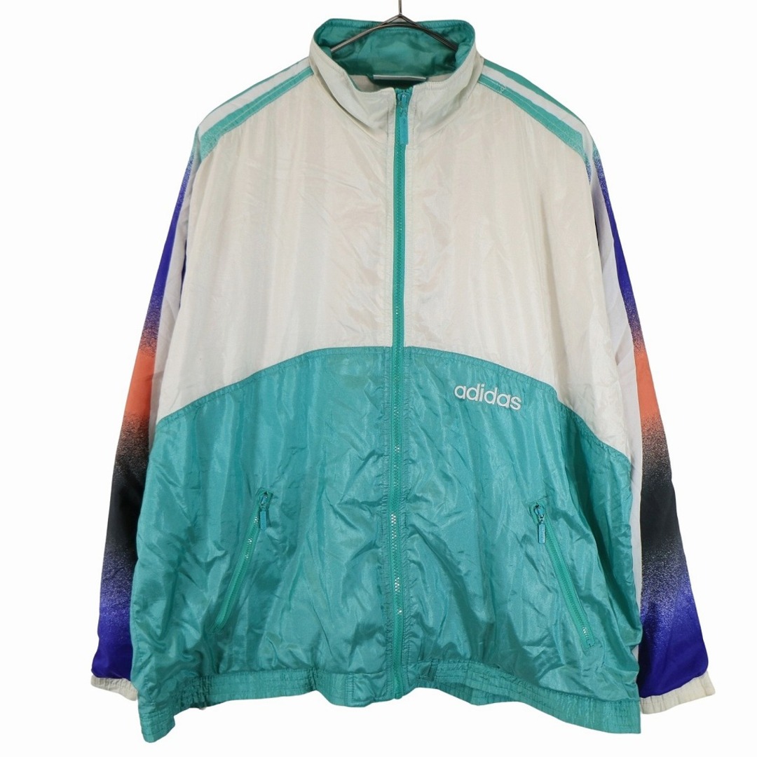 【A\u0026J】 adidas ナイロンジャケット　レインコート　90s