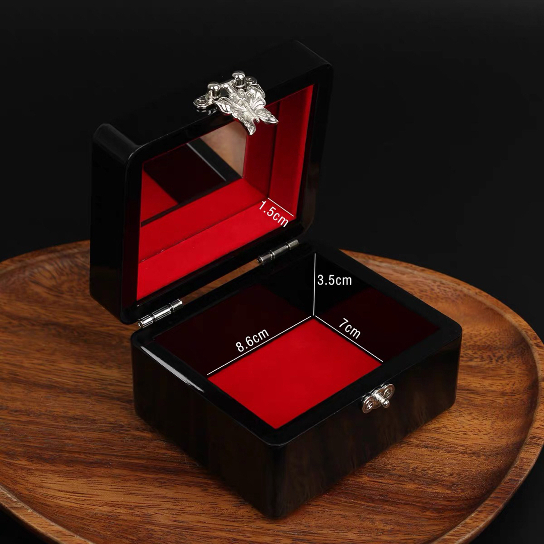 漆器 天然シェル 木製　純手作り製作 貝殻ジュエリーボックス 宝石箱 小物入れ