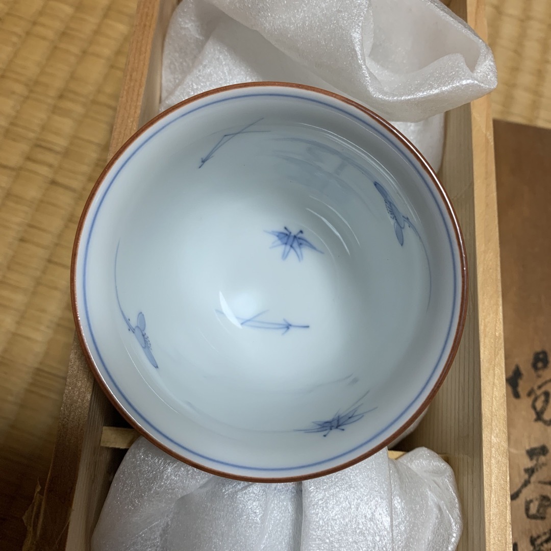 有田焼  洸琳窯　湯呑み 5客　松竹梅　陶器