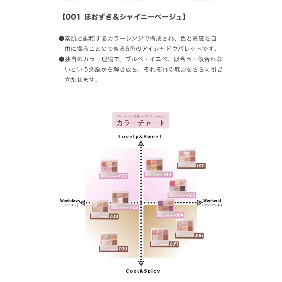 KOSE(コーセー)のブレンドベリー オーラクリエイション ほおずき&シャイニーベージュ コスメ/美容のベースメイク/化粧品(アイシャドウ)の商品写真