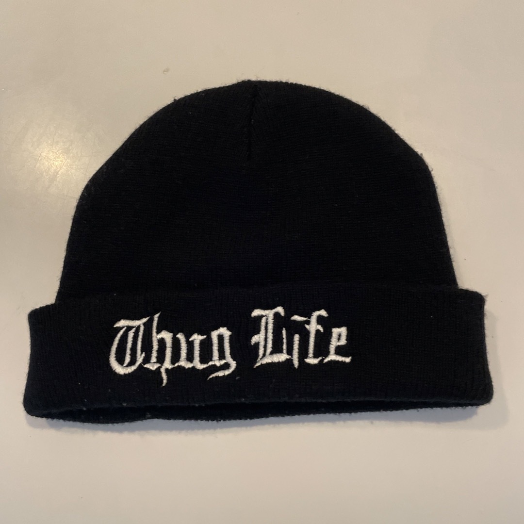 THUG LIFE - ビーニー ニット帽の通販 by oninet's shop THUG LIFE - ビーニー ニット帽の通販 by oninet's shop