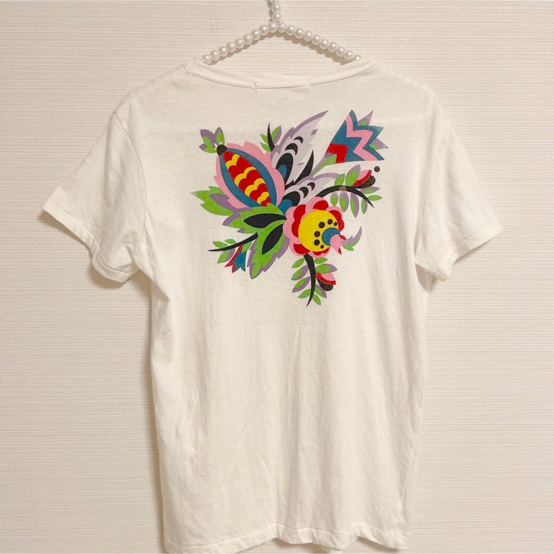 Y's(ワイズ)のY's ヨージヤマモト バックプリントコットンクルーネックTシャツ サイズ3 レディースのトップス(Tシャツ(半袖/袖なし))の商品写真