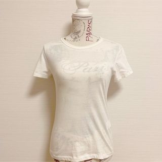 ワイズ(Y's)のY's ヨージヤマモト バックプリントコットンクルーネックTシャツ サイズ3(Tシャツ(半袖/袖なし))