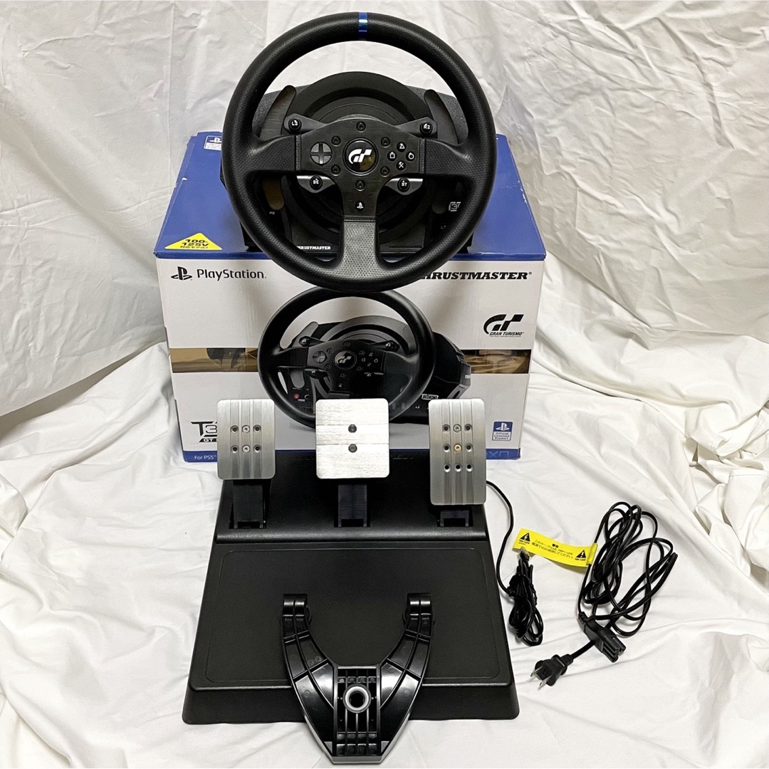 PlayStation(プレイステーション)のThrustmaster T300RS ハンドルコントローラー PS PC エンタメ/ホビーのゲームソフト/ゲーム機本体(その他)の商品写真