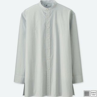 ユニクロ(UNIQLO)のUNIQLO U/ユニクロ ストライプスタンドカラーシャツ(シャツ)