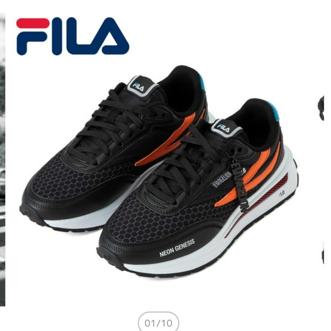 FILA(フィラ)のFILA　フィラ　エヴァンゲリオンコラボ　スニーカー　値下げ メンズの靴/シューズ(スニーカー)の商品写真