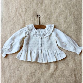 キャラメルベビー&チャイルド(Caramel baby&child )のBonjour Diary Blouse ボンジュールブラウス2y(ブラウス)