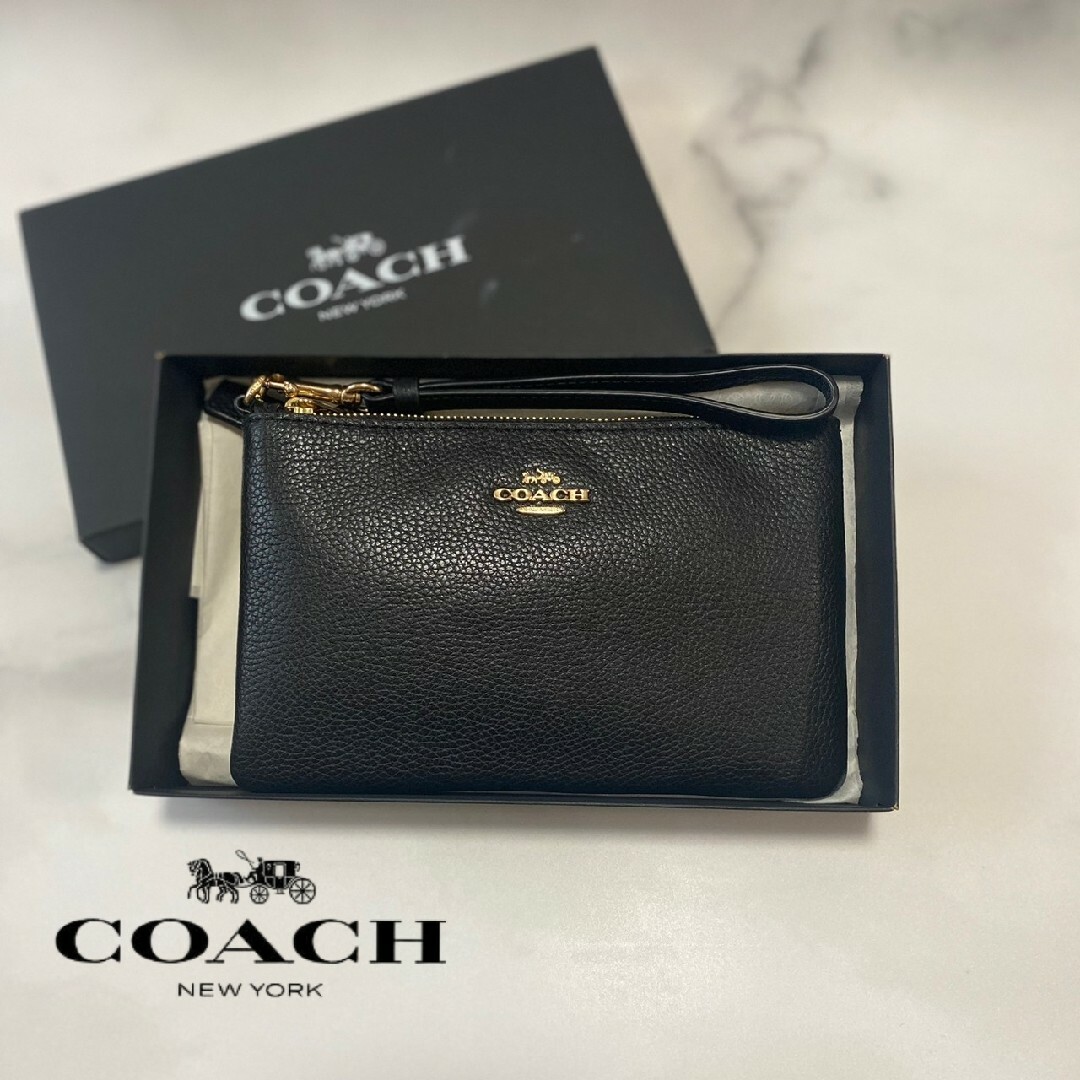 COACH コーチ　スモール リストレット 22952 LIBLK ポーチ