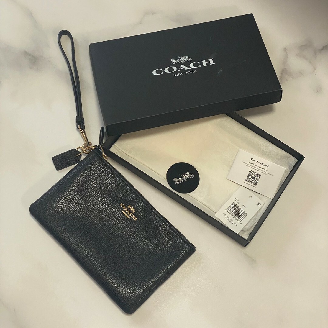 COACH コーチ スモール リストレット 22952 LIBLK ポーチ-