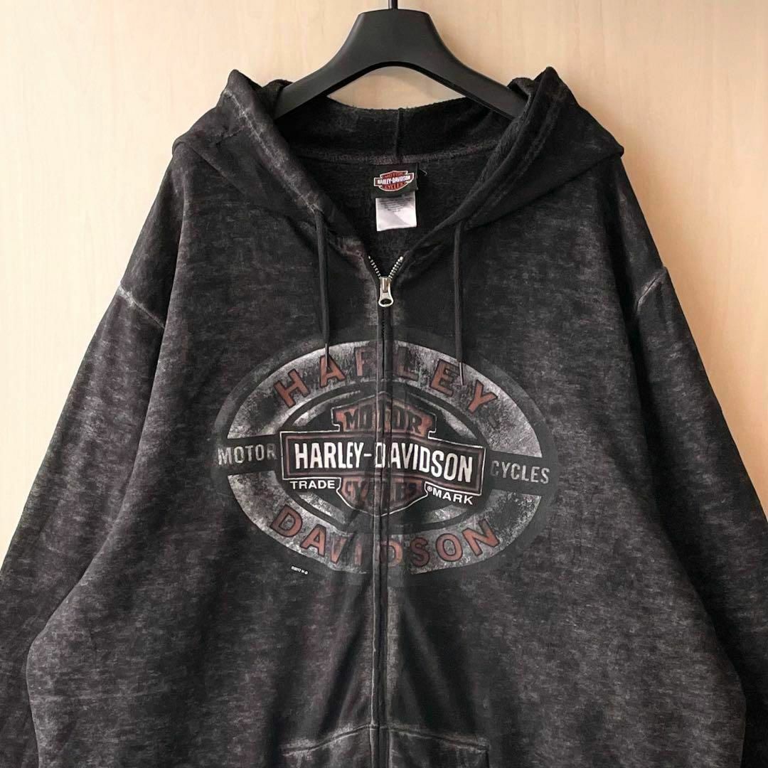 Harley Davidson - ハーレーダビッドソン スウェットパーカー 薄手