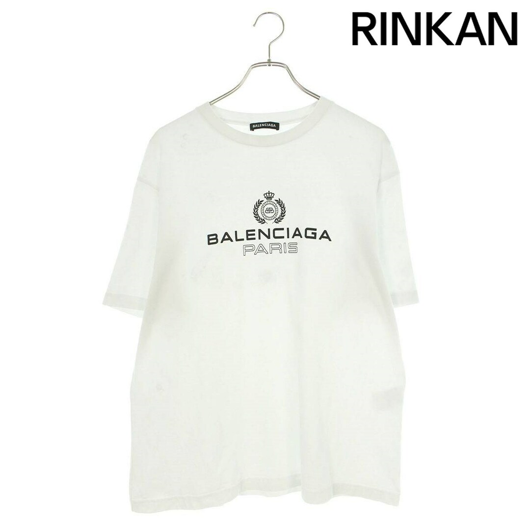 Balenciaga - バレンシアガ 594579 TGV60 BBロゴプリントTシャツ