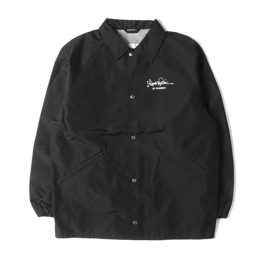 UNIFORM EXPERIMENT ユニフォームエクスペリメント ジャケット サイズ:3 22SS Dondi グラフィック 3レイヤーナイロン  コーチジャケット COACH JACKET ブラック 黒 アウター ブルゾン 【メンズ】