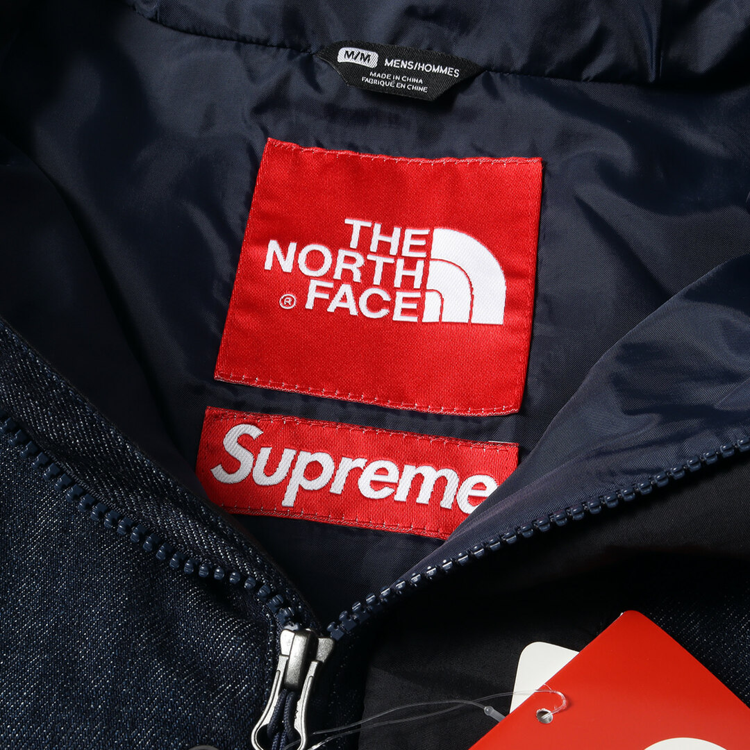 Supreme×TNF Denim Dot Shot jacket size M