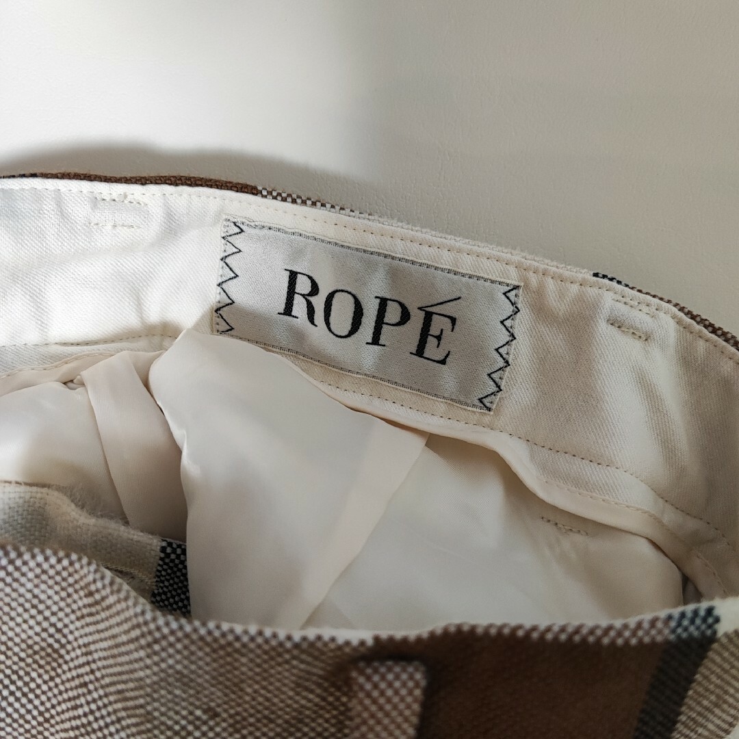 ROPE’(ロペ)の【11月末まで出品】ROPE'　ロペ　チェックパンツ レディースのパンツ(カジュアルパンツ)の商品写真