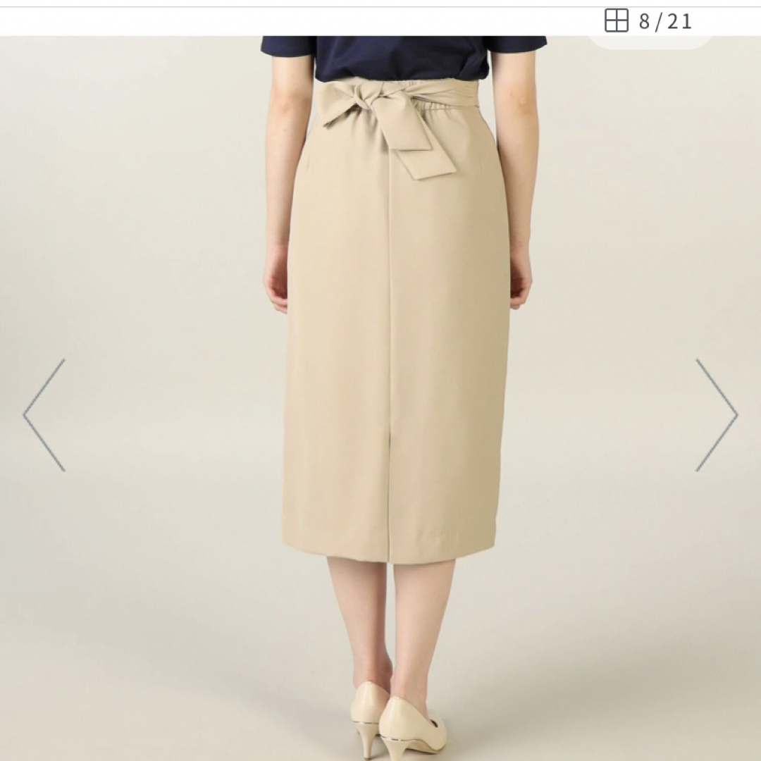 LAISSE PASSE(レッセパッセ)のレッセパッセ❤︎バックリボン2WAYタイトスカートtocco レディースのスカート(ひざ丈スカート)の商品写真