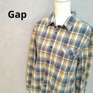 ギャップ(GAP)の【古着】Gap チェック柄シャツ　長袖　L(シャツ/ブラウス(長袖/七分))