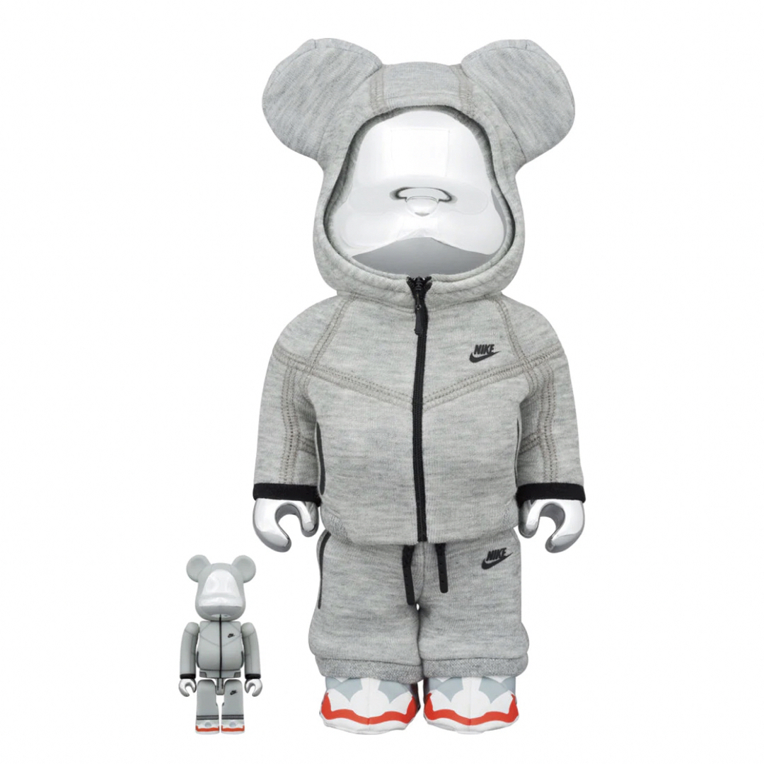BE@RBRICK - Bearbrick NIKE Tech Fleece N98 100％ 400%